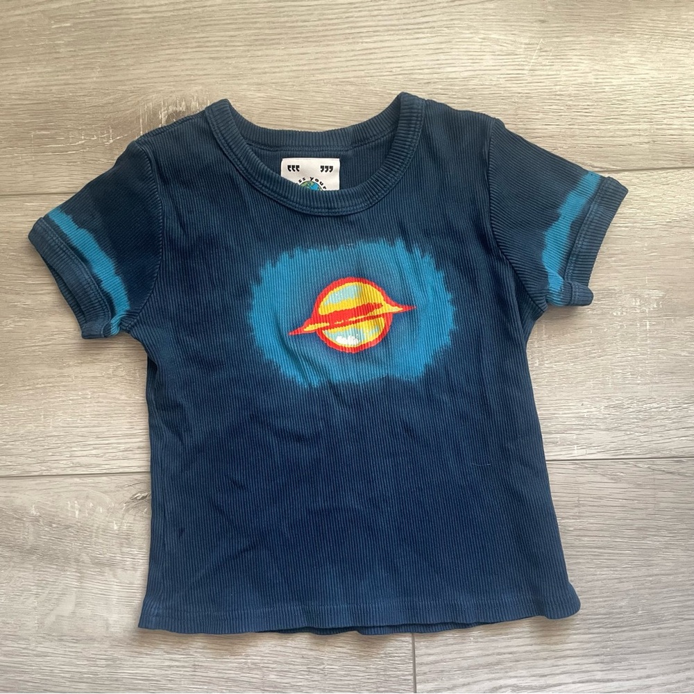 UNIF Saturn Baby Tee Tie Dye